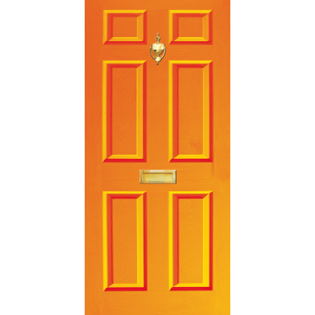 Door Decal - Dementia Friendly with Letterbox and Knocker